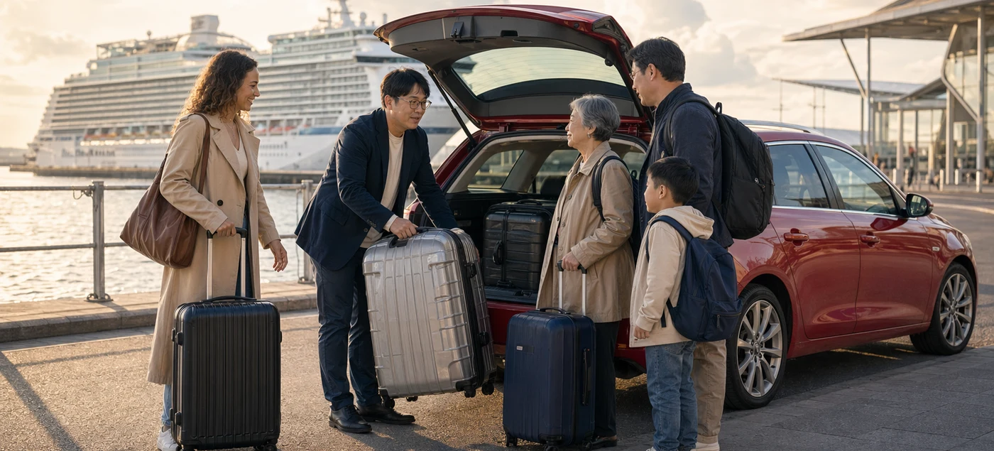 Gatwick to Southampton Cruise Terminal private hire transfer
